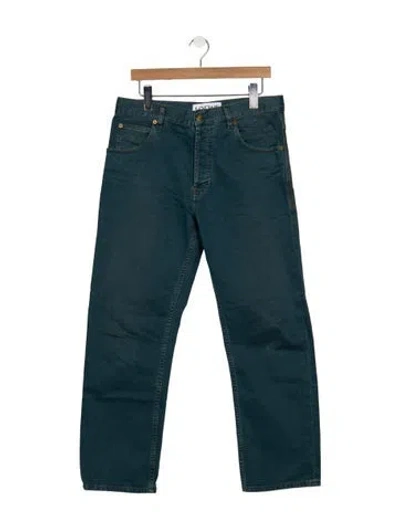 Pre-owned Loewe Straight-leg Jeans In Blue