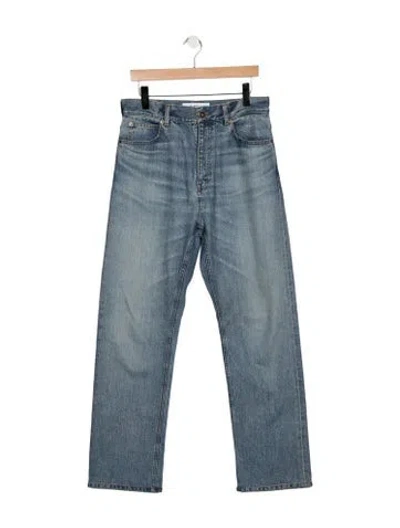 Pre-owned Loewe Straight-leg Jeans In Blue
