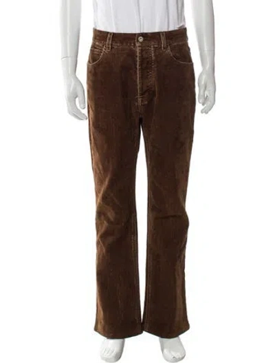 Pre-owned Loewe Straight-leg Jeans In Brown