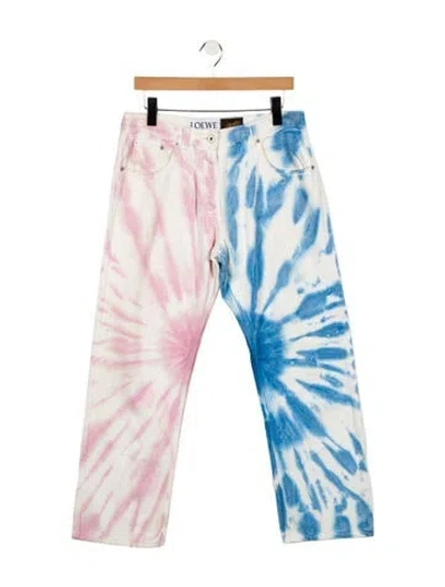 Pre-owned Loewe Straight-leg Jeans In Multi