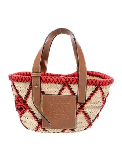 Pre-owned Loewe Straw Basket