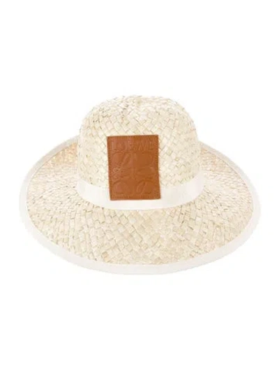 Pre-owned Loewe Straw Hat In Neutral