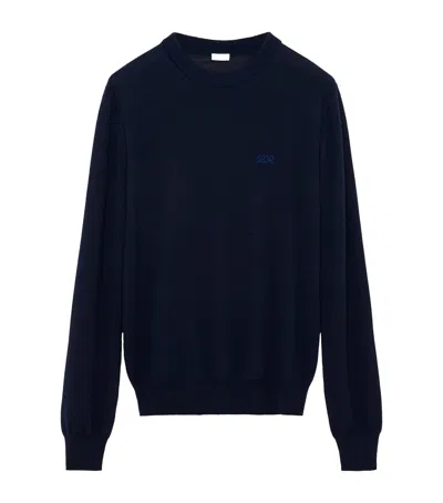 Loewe Sweater In Merino Wool In Black