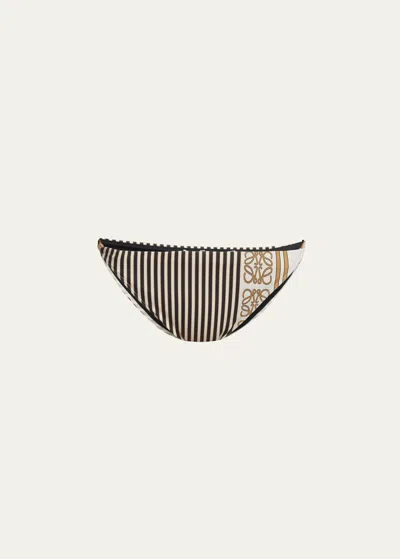 Loewe Stripe Bikini Bottom In Lt Beig Mu