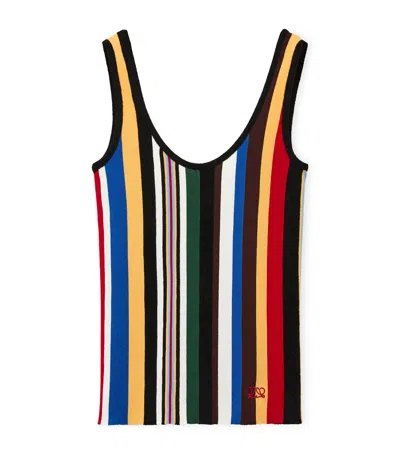 Loewe Stripe Tank Top In Red