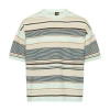 Loewe Striped Cotton And Linen T-shirt In Beige