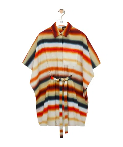 Loewe Striped Dress In Multi