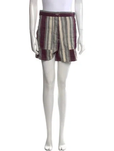 Pre-owned Loewe Striped Knee-length Shorts