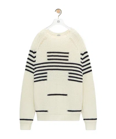 LOEWE LOEWE STRIPED KNITTED JUMPER