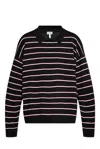 LOEWE LOEWE STRIPED KNITTED POLO JUMPER