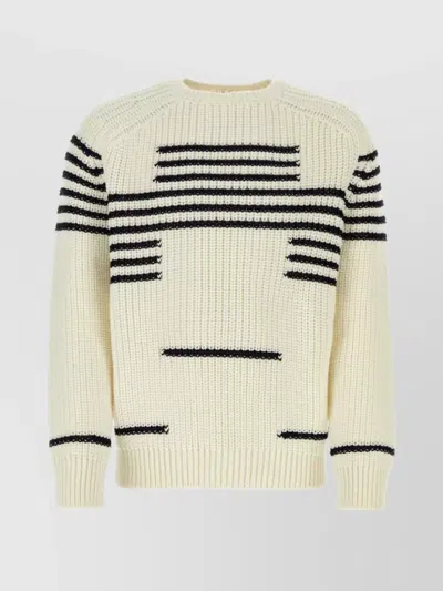Loewe Striped Ribbed Crewneck Sweater