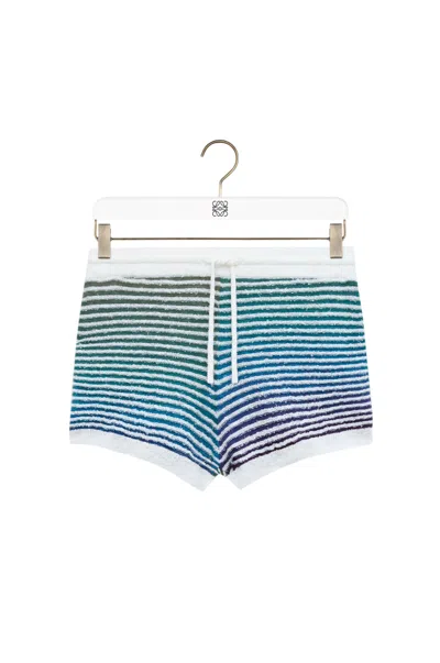Loewe Striped Shorts In Multi