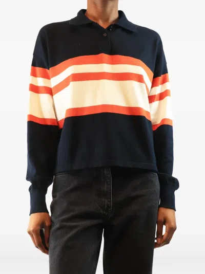 Pre-owned Loewe Striped Sweater In Blue