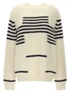 LOEWE STRIPED SWEATER SWEATER, CARDIGANS MULTICOLOR