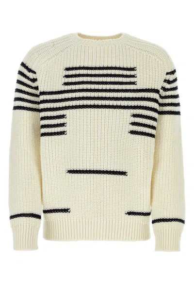 LOEWE LOEWE STRIPED WOOL-BLEND SWEATER