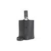Loewe Structured Black Calfskin Bucket Bag With Silver-tone Hardware In Gray