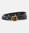Loewe Studded Leather Belt In Black