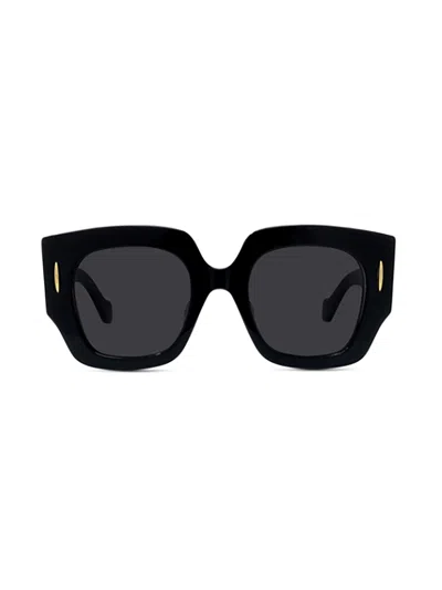 Loewe Stylish Women's Sunglasses With 140mm Temple Size In Black