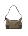 Loewe Suede Anagram Shoulder Bag In Multi