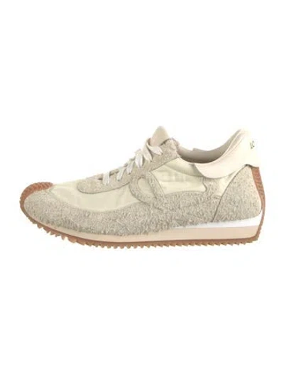 Pre-owned Loewe Suede Athletic Sneakers In Brown