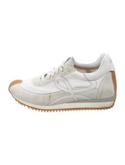 Pre-owned Loewe Suede Athletic Sneakers In Gray