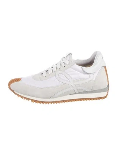 Pre-owned Loewe Suede Athletic Sneakers In Metallic/neutrals