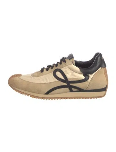 Pre-owned Loewe Suede Athletic Sneakers In Neutrals