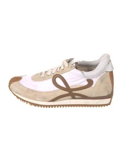 Pre-owned Loewe Suede Athletic Sneakers In Neutrals