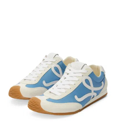 Loewe Suede Ballet Runner 2.0 Sneakers In Blue