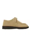 Loewe Faro Lace Up Shoes In Suede Calfskin