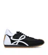 Loewe Flow Mixed Leather Bicolor Runner Sneakers