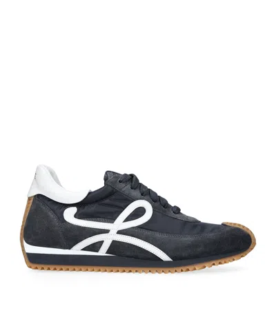 LOEWE SUEDE-PANEL FLOW RUNNER SNEAKERS