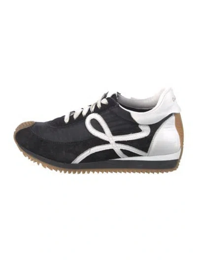 Pre-owned Loewe Suede Printed Athletic Sneakers In Multi