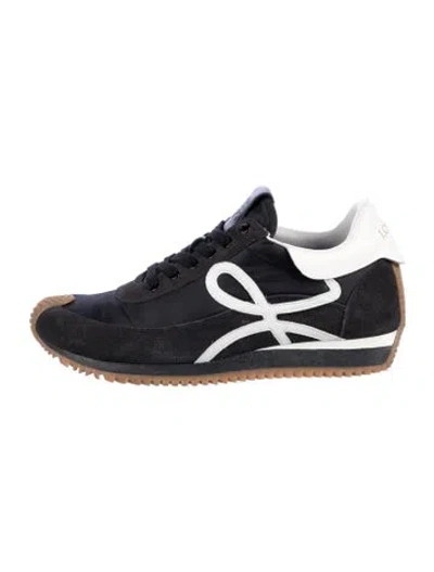 Pre-owned Loewe Suede Sneakers In Blue