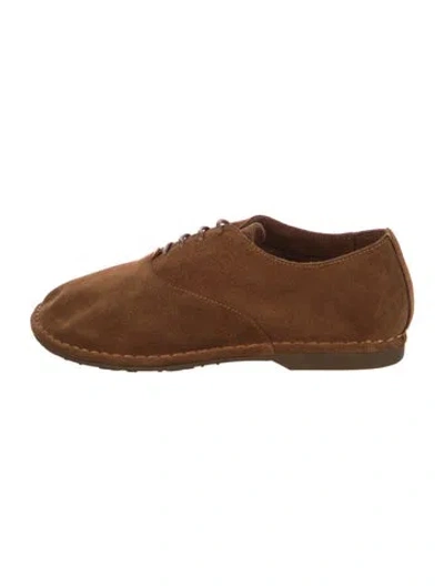 Pre-owned Loewe Suede Sneakers In Brown