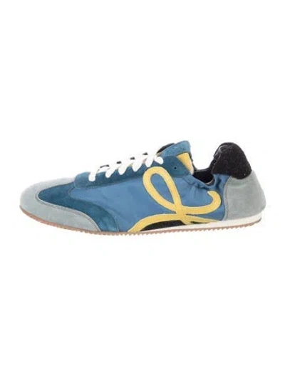 Pre-owned Loewe Suede Sneakers In Multi