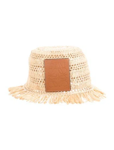 Pre-owned Loewe Sun Hat In Neutrals