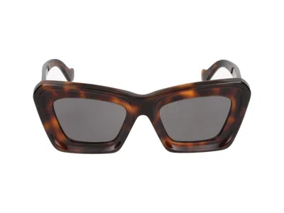 Loewe Anagram Cat Eye Frame Sunglasses In Multicolor