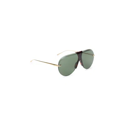 Loewe Aviator-style Gold-tone And Tortoiseshell Acetate Sunglasses In Red