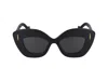 Loewe Womens Black G736sunx02 Retro-screen Acetate Sunglasses In Defined