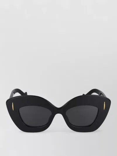 Loewe Sunglasses Lw40127i Cat Eye Thick Frame In Black