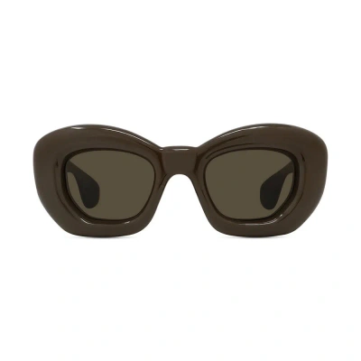 Loewe Sunglasses In Marrone/marrone