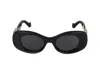 Loewe Womens Black G821mxix01 Oval Frame Acetate Sunglasses In Black