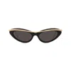 Loewe Cat-eye Acetate Sunglasses In Nero/grigio