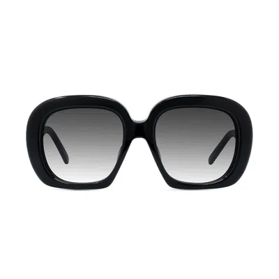 Loewe Sunglasses In Nero/grigio Sfumato