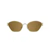 Loewe Anagram Lw40115u Sunglasses In Oro/giallo