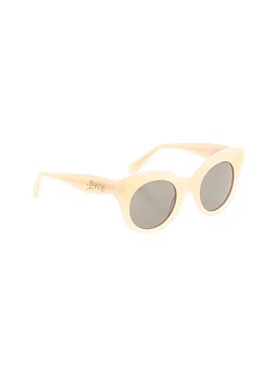 Pre-owned Loewe Sunglasses In Tan