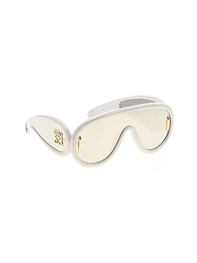 Pre-owned Loewe Sunglasses In White