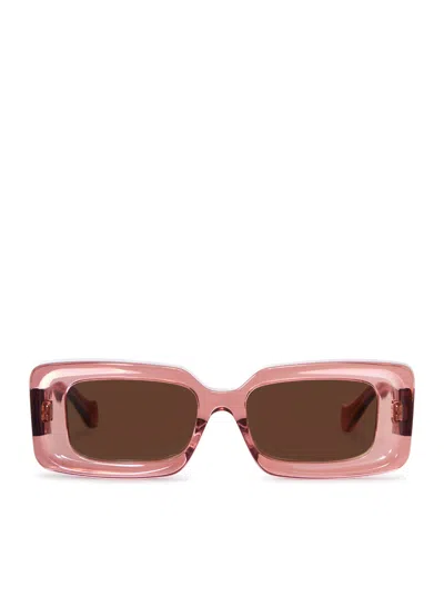 Loewe Sunglasses With Anagram In Nude