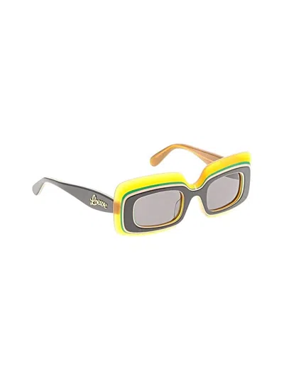Pre-owned Loewe Sunglasses In Yellow